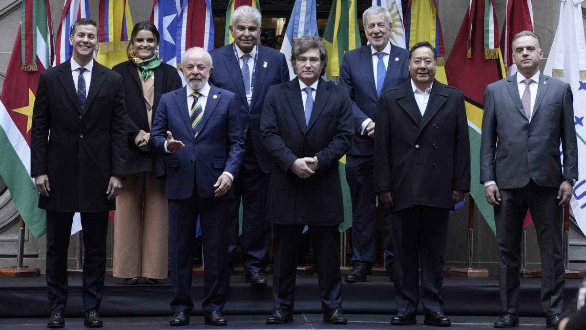 El presidente Javier Milei recibió a sus pares del Mercosur para encabezar la Cumbre de Líderes.