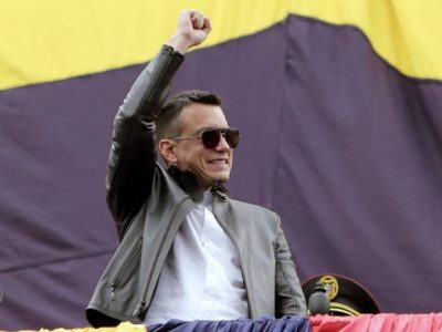 Noboa cede temporalmente la Presidencia de Ecuador a la vicepresidenta Gellibert