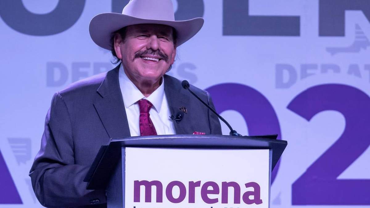 El candidato morenista a la gubernatura en el debate