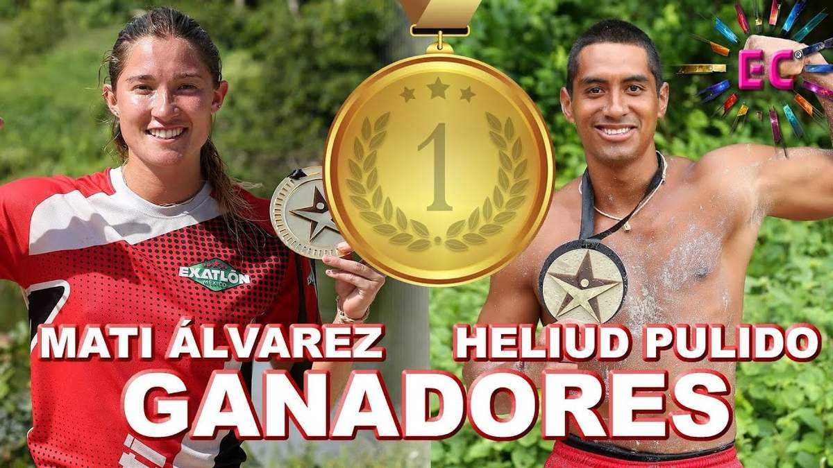 Mati Álvarez y Heliud Pulido de Exatlón. Fuente: (Instagram)