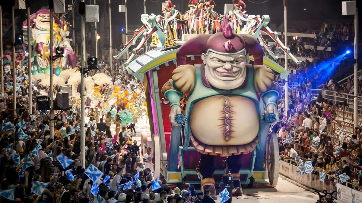 El carnaval de Gualeguaychú. Fuente: (Twitter)