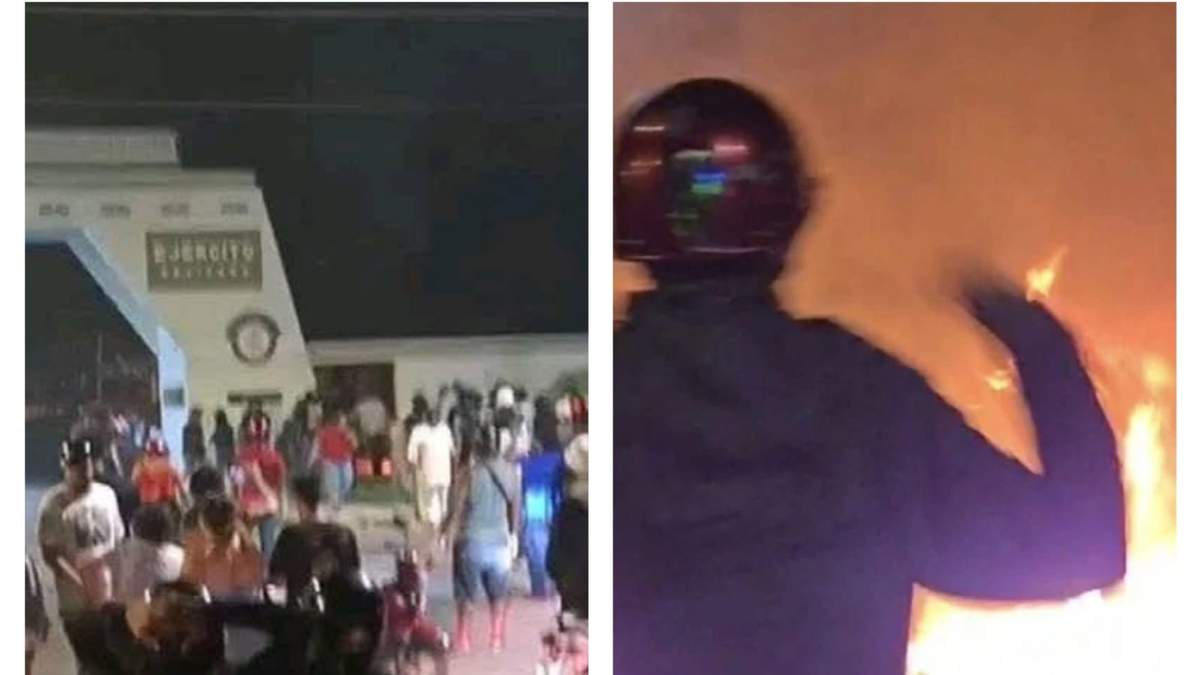 Protesta en garita de la Sedena de Cozumel por abuso sexual de una niña