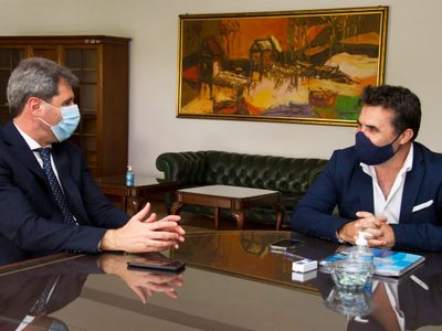 San Juan: Sergio Uñac mantuvo un encuentro de trabajo con el secretario de Energía de la Nación