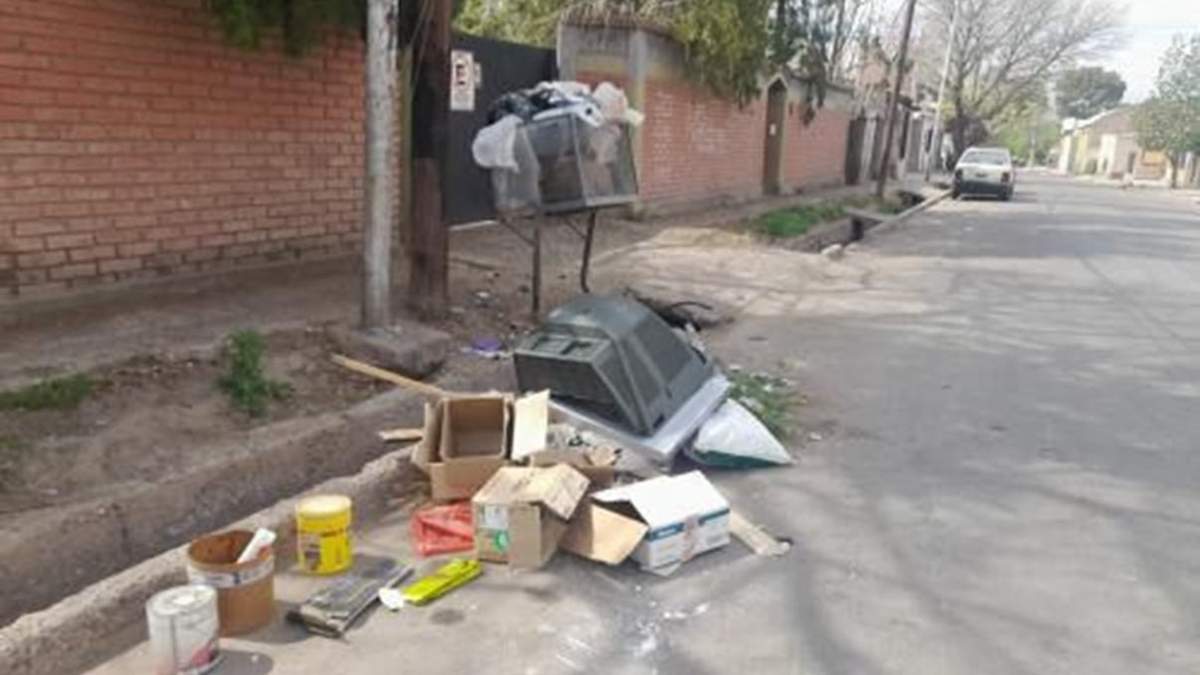 Un basural a cielo abierto.