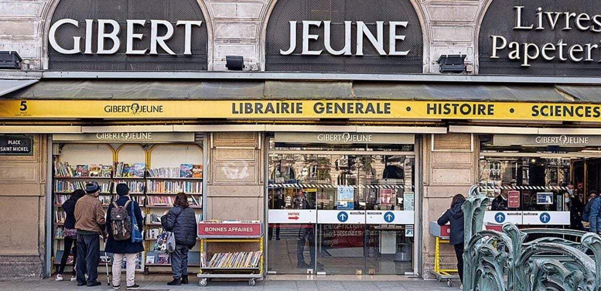 La librería Gibert Jeune, en París