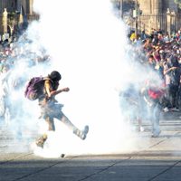 Amnistía denuncia uso indebido del gas lacrimógeno contra protestas