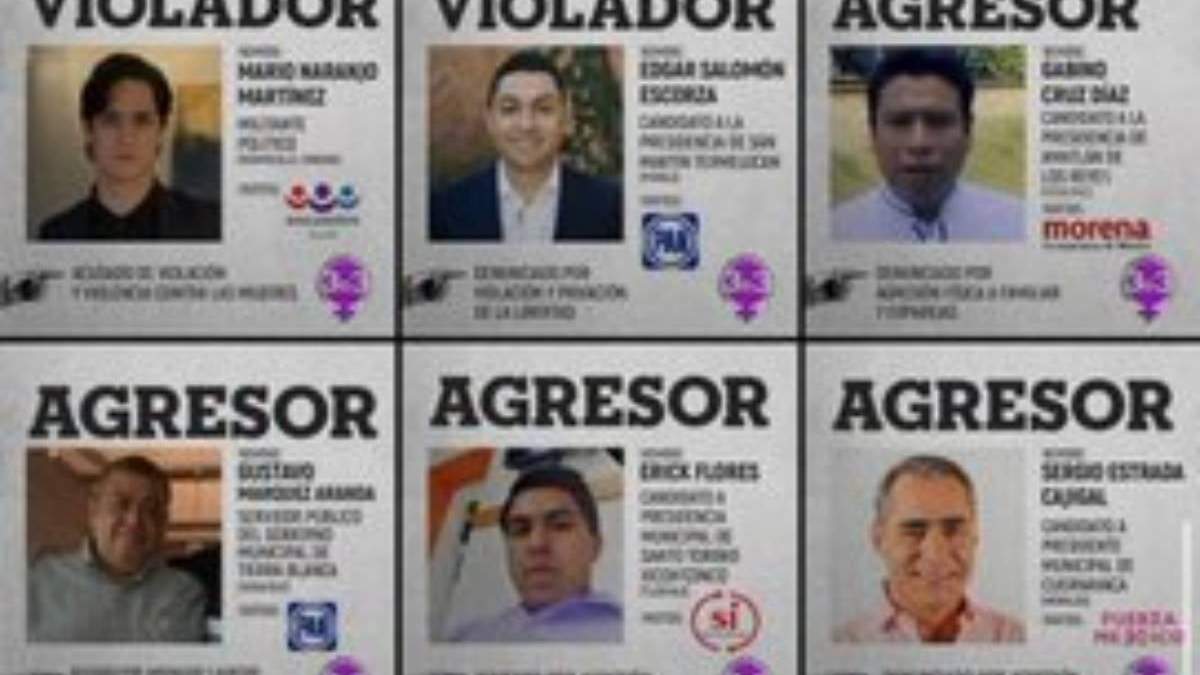 Algunos de los candidatos expuestos por las Brujas del Mar