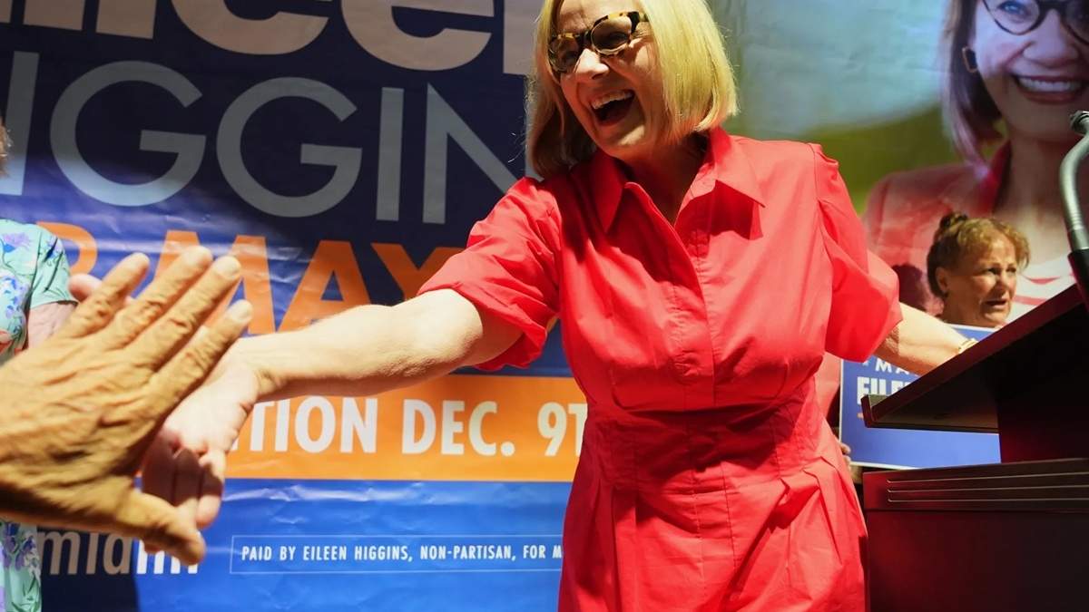 Eileen Higgins, gobernadora electa de Miami.