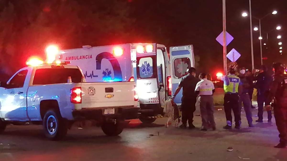 La explosión dejó al menos cinco heridos, dos de gravedad. Foto: SS Celaya