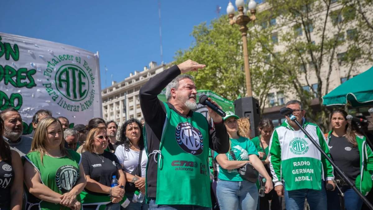 La ATE se mantiene en estado de alerta. Fuente: (X)