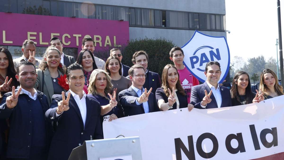 Los panistas Ricardo Anaya, Margarita Zavala y Jorge Romero acudieron al INE