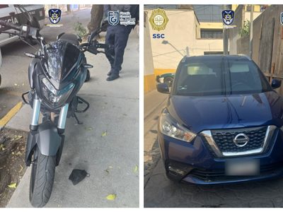 Localizan moto y camioneta que habrían sido usados en ataque a funcionarios de la CDMX