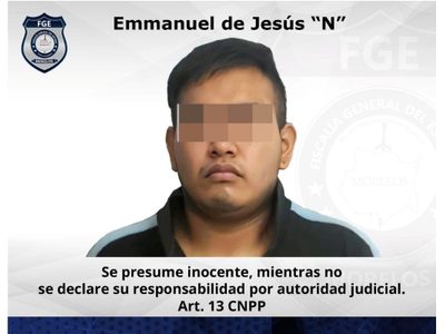 Dan prisión preventiva a presunto feminicida de una bebé de 10 meses en Morelos
