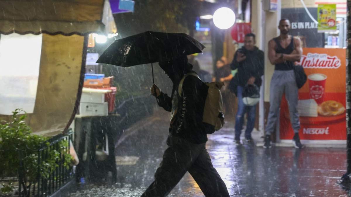 Se prevén chubascos con lluvias puntuales fuertes en la Ciudad de México