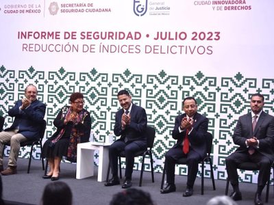La cifra de delitos de alto impacto en la CDMX disminuyó 5% de junio a julio: Martí Batres