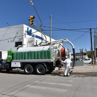 "Con nuevos equipamientos": aumentan las tareas de desinfección ¡Mirá el video!