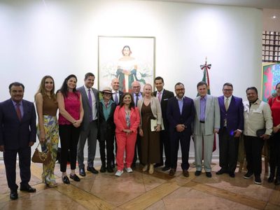 En el Club de Industriales, Brugada ofrece mantener al “equipo de seguridad” que hoy opera en CDMX