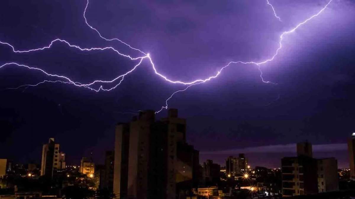 Alerta por tormentas eléctricas en la provincia de Neuquén. Fuente: (Twitter)
