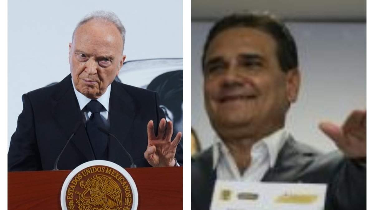 El Fiscal General de la República, Alejandro Gertz Manero, exgobernador de Michoacán, Silvano Aureoles