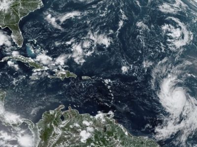 El huracán Lee avanza por el Atlántico hacia el noreste del Caribe; alcanza categoría 5