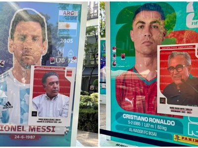 Intervienen exposición sobre álbum del Mundial con estampas de "narcopolíticos"