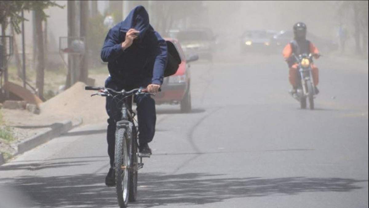 La provincia corrigió el alerta por vientos que había emitido el SMN. Fuente: (Calf)