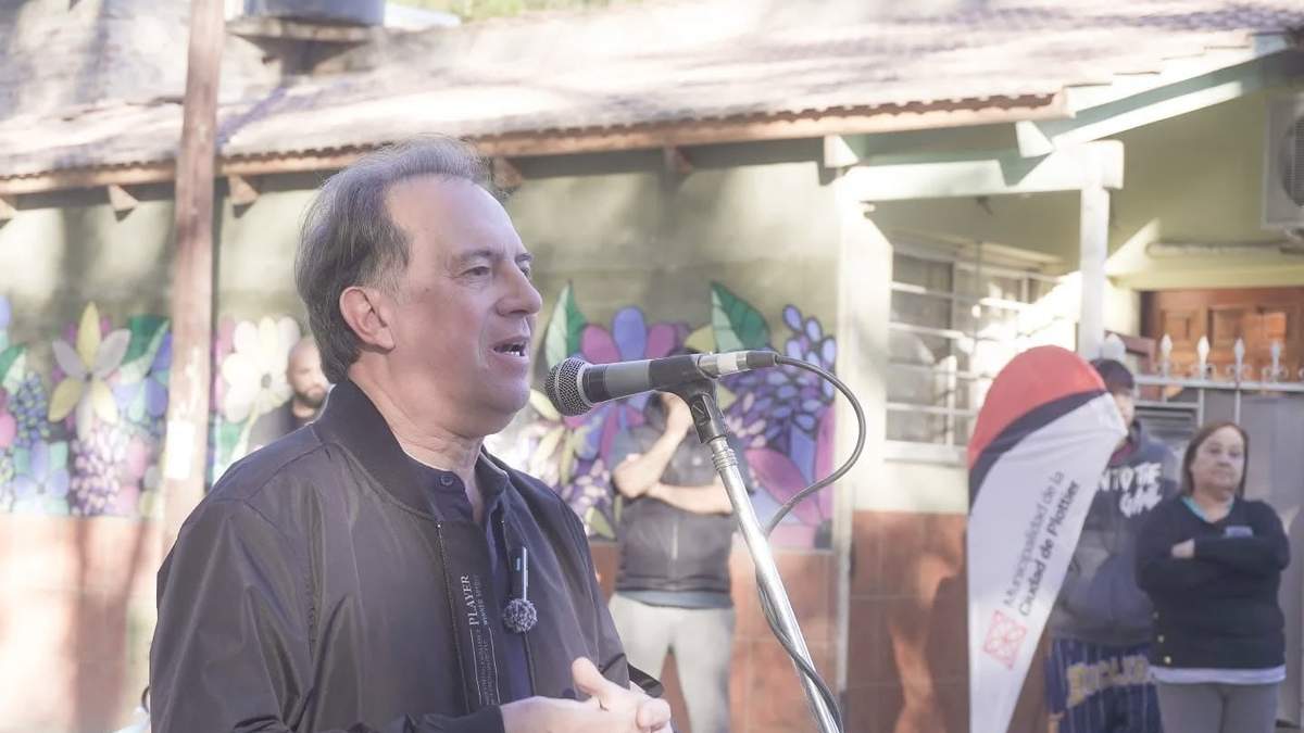El intendente, Luis Bertolini. Fuente: (Municipalidad de Plottier)