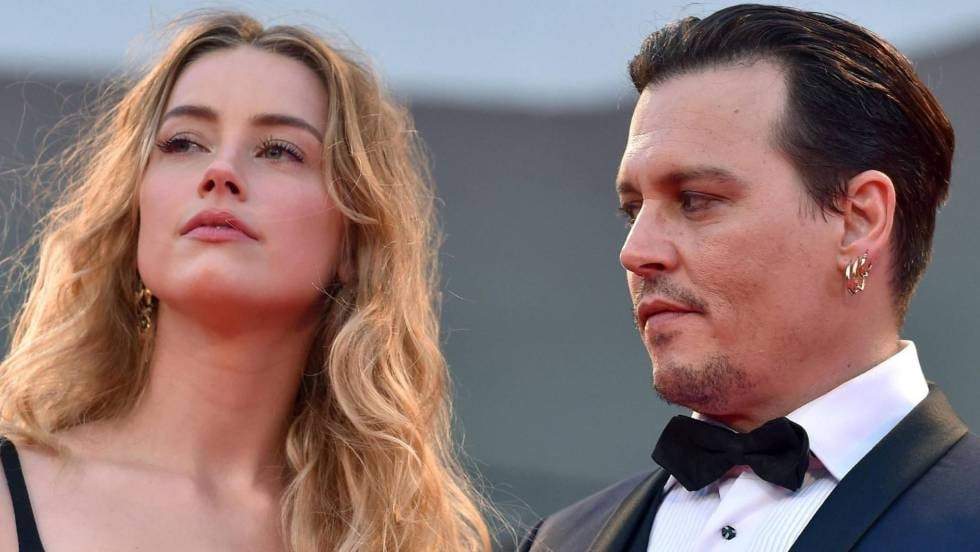 Johnny Depp y Amber Heard. Fuente: (Instagram)