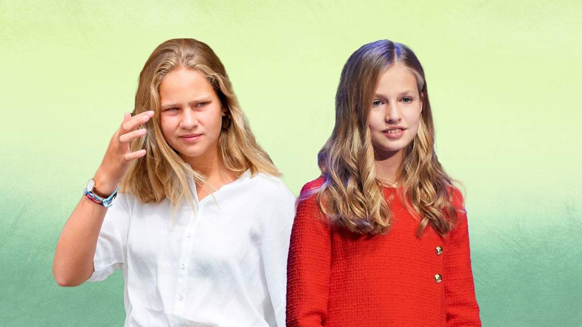 Princesa Leonor e Irene Urdangarin. Fuente: (Minuto Neuquén)