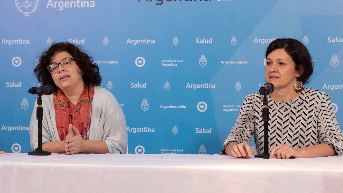 Carla Vizzotti y Gabriela Bauer. Fuente: (Twitter)