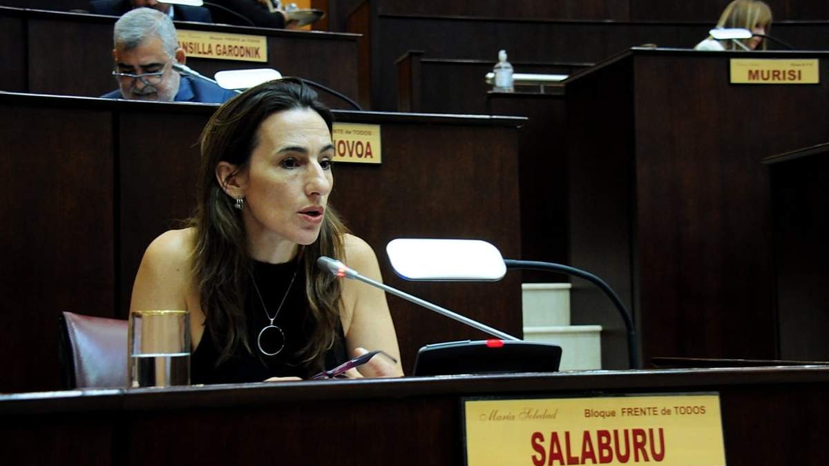 Soledad Salaburu - Diputada Provincial Frente de Todos. Fuente: (Twitter)