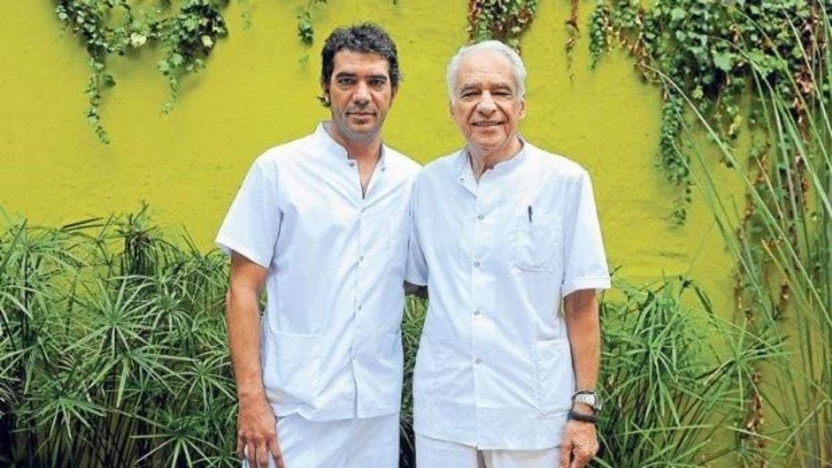 Adrián y Alberto Cormillot. Fuente: (Instagram).