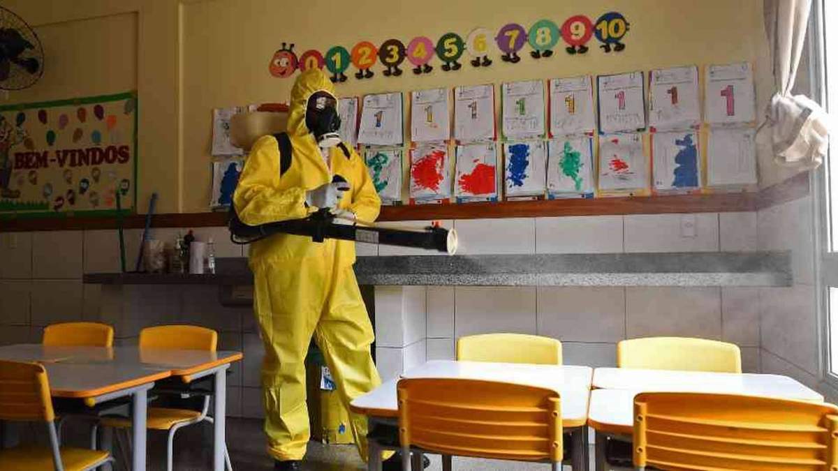 Clases en cuarentena. Fuente: (Twitter)