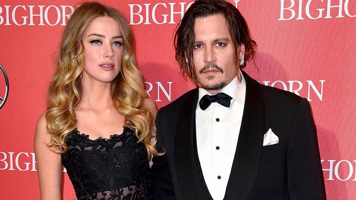 Amber Heard y Johnny Depp. Fuente: (Instagram).