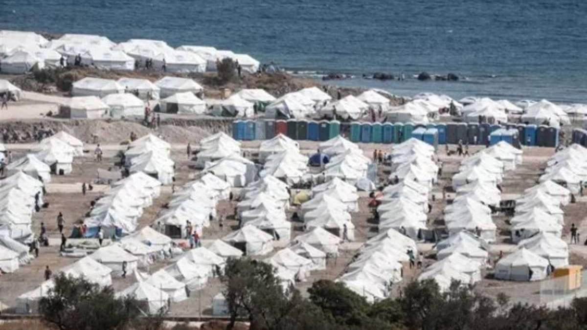 Campo de migrantes de Karatepe, en Lesbos