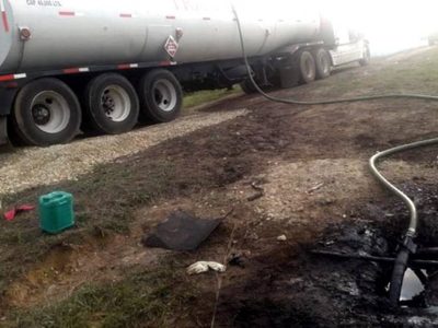 Aseguran dos pipas con gasolina robada en Tabasco y Chiapas