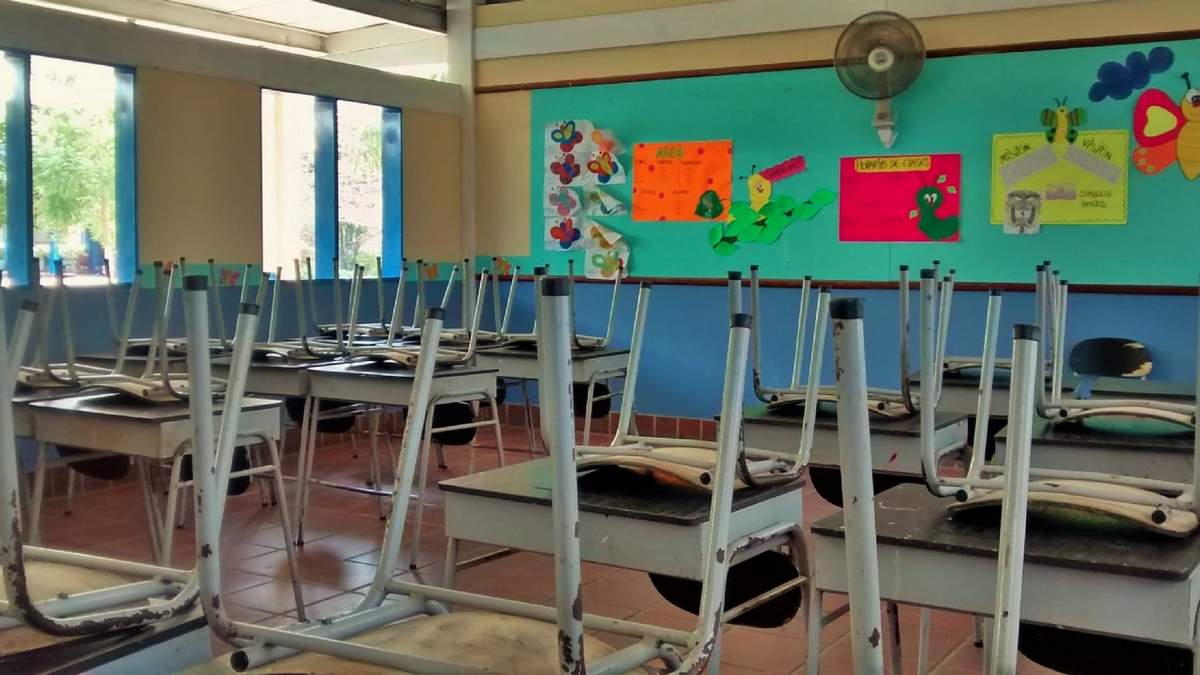 No hay fecha para la vuelta a clases. Fuente: (Twitter)