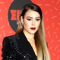 ¡Princesa del pop! Danna Paola versionó a su cantante favorita con ajustado látex ¡Video de infarto!