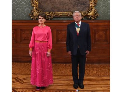 Así es el vestido que lució Beatriz Gutiérrez Müller en el Grito de Independencia