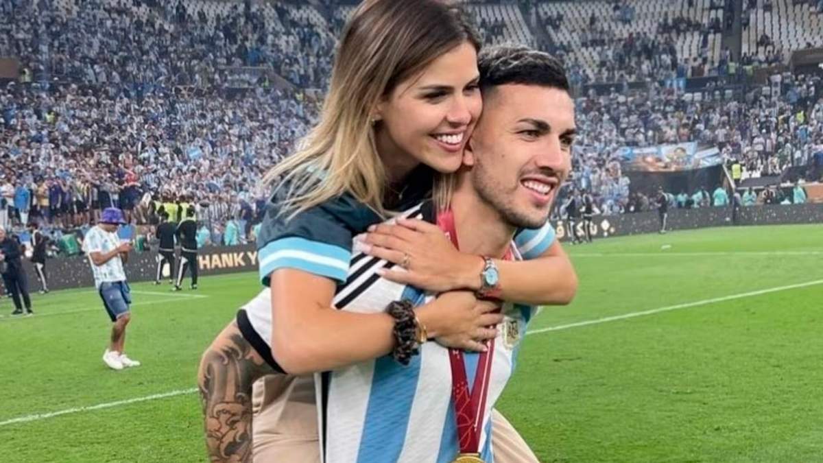 Leandro Paredes y Camila Galante. Fuente: (Instagram)