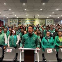 El Partido Verde anuncia alianza con Morena y Delfina Gómez para el Edomex