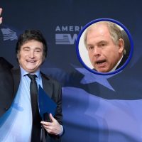 Aseguran que Gerardo Werthein estaba "fuera de sí" en medio de la frustrada foto de Javier Milei y Donald Trump