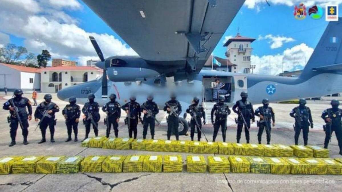 La droga incautada