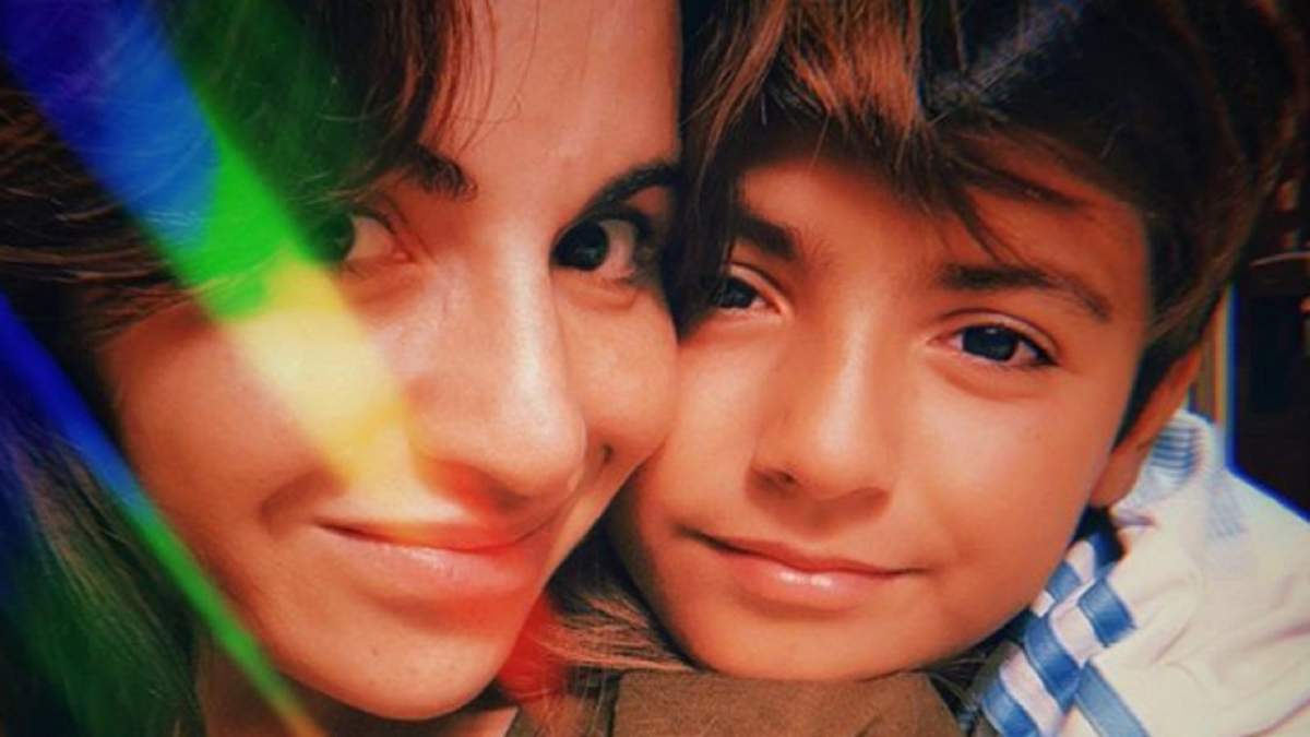 Gianinna Maradona y Benjamín Agüero. Foto: (Twitter)