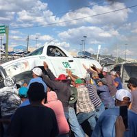 Estallan protestas en Delicias por envío de agua a Estados Unidos