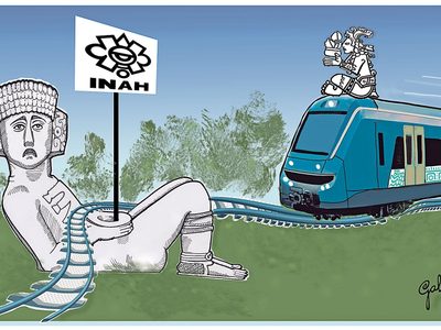 Informe de la destrucción: El INAH subió tarde al Tren