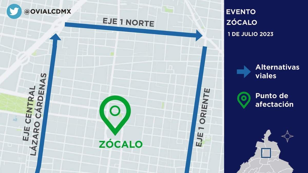 El gobierno capitalino dio a conocer las alternativas viales