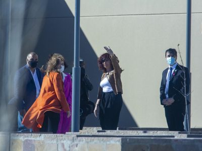 La vicepresidenta, Cristina Fernández de Kirchner, inauguró la zona Franca de Río Gallegos