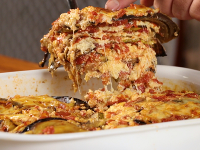 Lasagna de berenjena y ricota: sin harina y con un resulado espectacular una receta deliciosa y fácil que te va a encantar