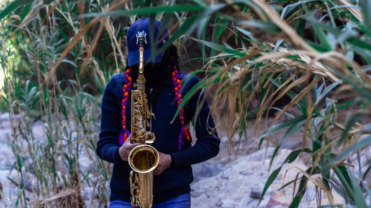 La saxofonista María Elena Ríos Ortiz